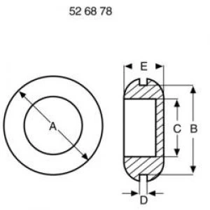 image of Filler plug Terminal max. 11mm Vinyl Black