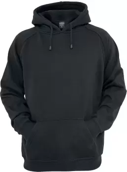 image of Urban Classics Blank Hoodie, Black, Male, Hoodies, TB014bk-XS