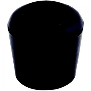 image of Select Hardware Stick Ferrule Rubber Black 22mm 1 Pack