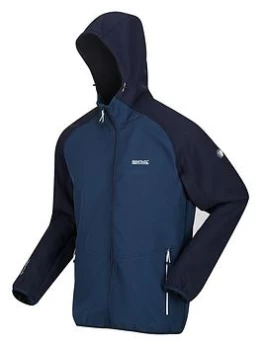 image of Regatta Arec Softshell Jacket - Blue/Navy, Blue/Navy, Size S, Men