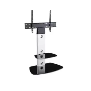 Image of AVF Lucerne Silver Column TV Stand for 32 to 65 inch