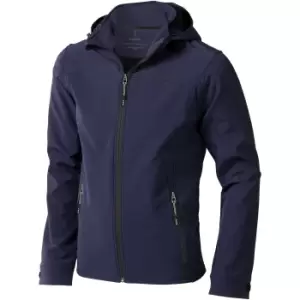 Elevate Mens Langley Softshell Jacket (XS) (Navy)