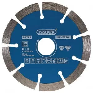 Image of Draper 99782 Segmented Diamond Blade (115mm)