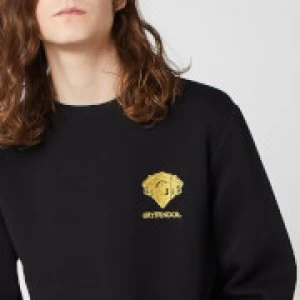 Image of Harry Potter Gryffindor Unisex Embroidered Sweatshirt - Black - XXL