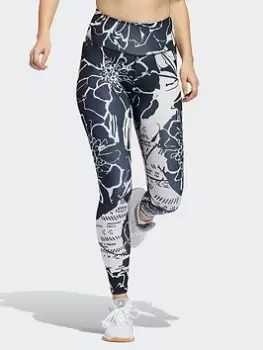 Image of adidas Optime Superher Training 7/8 Tights, Black Size XS Women