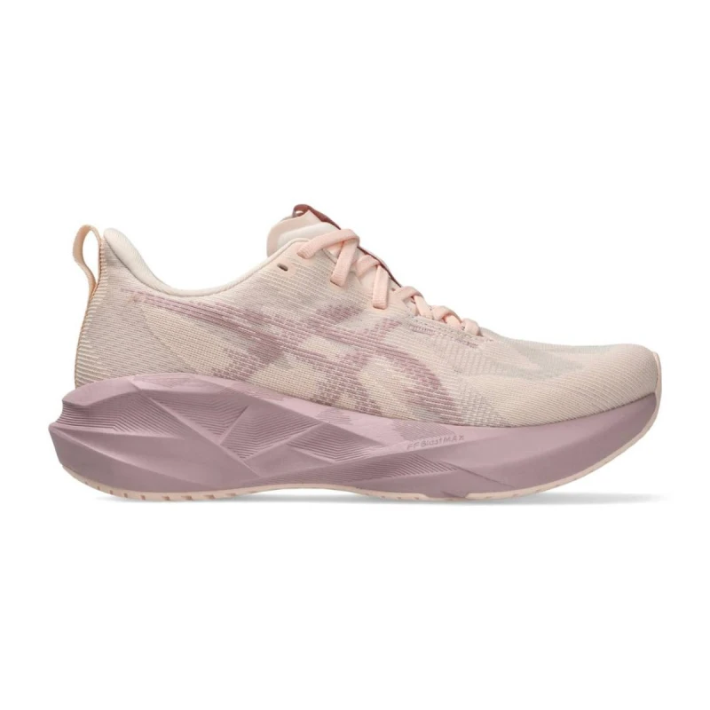 Image of Asics Novablast 5 Pink Beige SS26 Womens Shoes, Size 40 - EUR