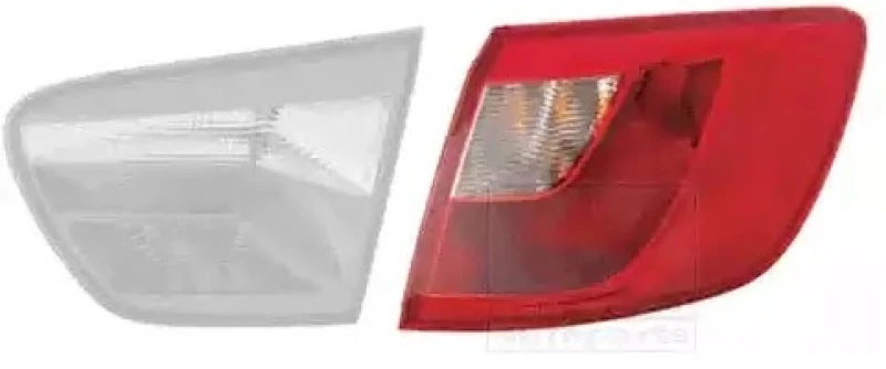 Image of VAN WEZEL 4923932 Rear light Outer section, without bulb holder, Right Combination Rearlight (391)