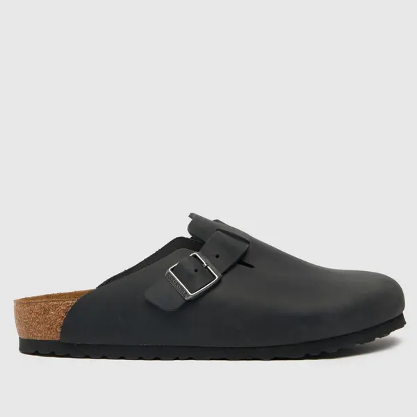 Image of BIRKENSTOCK boston clog sandals in Black UK 7 (EU 41)