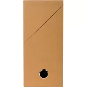 Image of Exacompta Transfer Boxes 120mm, Havana, Pack of 5