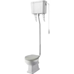 image of Richmond Comfort High Level Toilet with Cistern - Excluding Seat - Hudson Reed