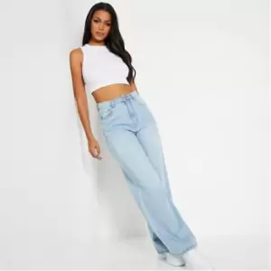 image of I Saw It First 90s Wide Leg Jean - Blue