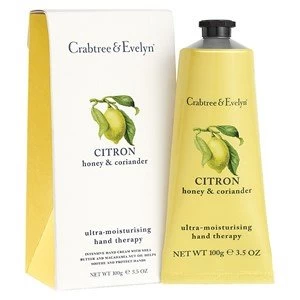 image of Crabtree & Evelyn Citron Hand Therapy Cream 100g