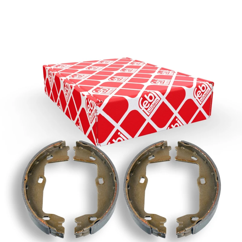 Image of FEBI BILSTEIN 17459 Handbrake Shoes Rear Axle Brake Shoe Set,parking brake (1419)