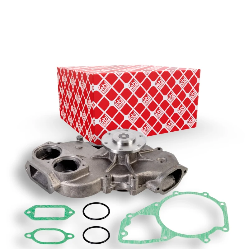 Image of FEBI BILSTEIN 28626 Water pump Grey Cast Iron, with gaskets/seals Grey Cast Iron Water Pump (1260)