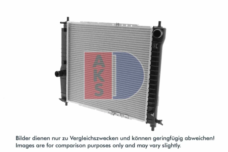 Image of AKS DASIS 510068N Engine radiator Aluminium, Brazed cooling fins Radiator,engine cooling (470)