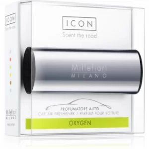 Image of Millefiori Icon Oxygen car air freshener Metallo Shiny Blue