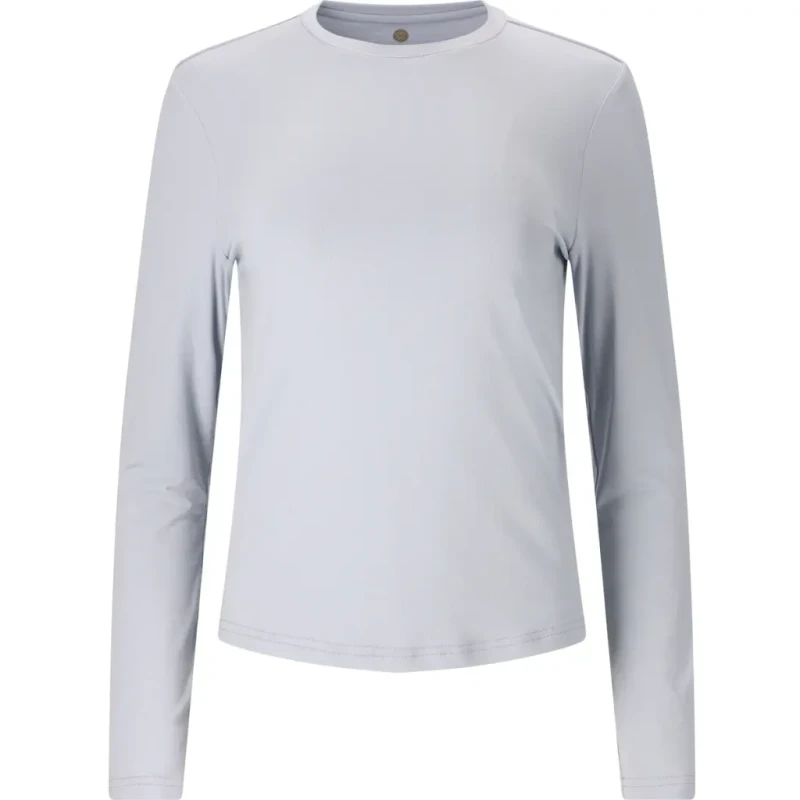 Image of Womens Long Sleeve Jersey Athlecia Miwa Gris Female 34