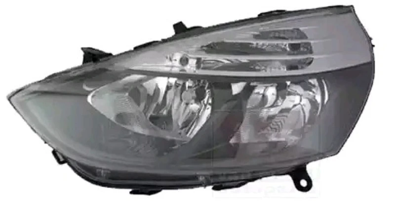 Image of VAN WEZEL 4373963 Headlights H7/H1, Left, with motor for headlamp levelling Headlight (259)