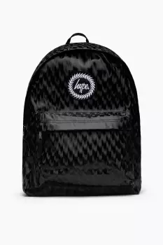 Image of HYPE UNISEX BLACK STEEL CREST BACKPACK