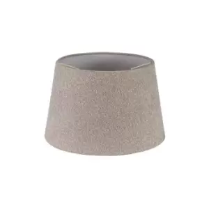 Image of Luminosa Lighting - Round, 280, 350 x 220mm Fabric Shade, Multi, White Laminate