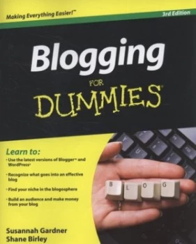 Image of Blogging for Dummies by Susannah Gardner Book