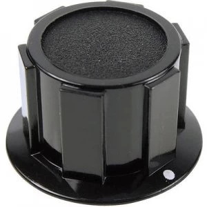 Image of Cliff FC1611 Knob Blk K1C 6mm Screw Fix