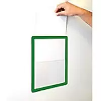 Image of BEAVERSWOOD FRAMES4DOCS Document Frames OD-MFD4/10-GRE A4 Green Pack of 10