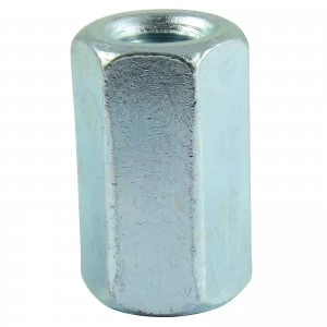 Hex Connector Nuts Bright Zinc Plated M12 Pack of 100