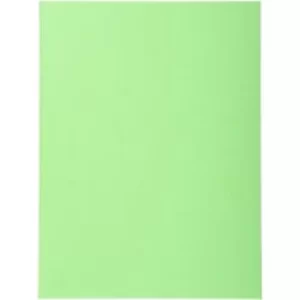Image of Exacompta Square Cut Folders 420213E A4 Bright green Recycled Board 24 x 32cm Pack of 500