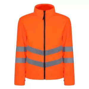 Image of Regatta Mens 3 in 1 High-Vis Jacket (3XL) (Orange/Navy)