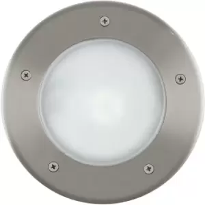 Netlighting Riga 1 Light Outdoor Ground Light Stainless Steel IP44, E27