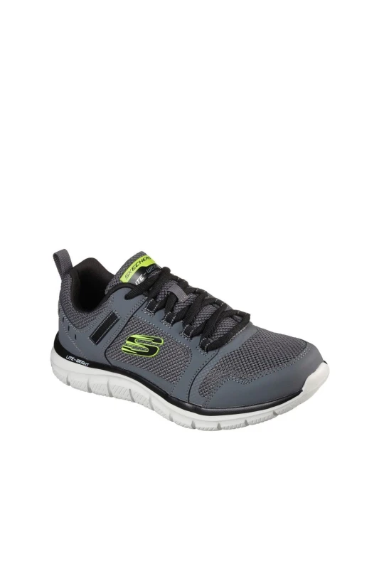 Image of Skechers Track Knockhill Shoes Charcoal