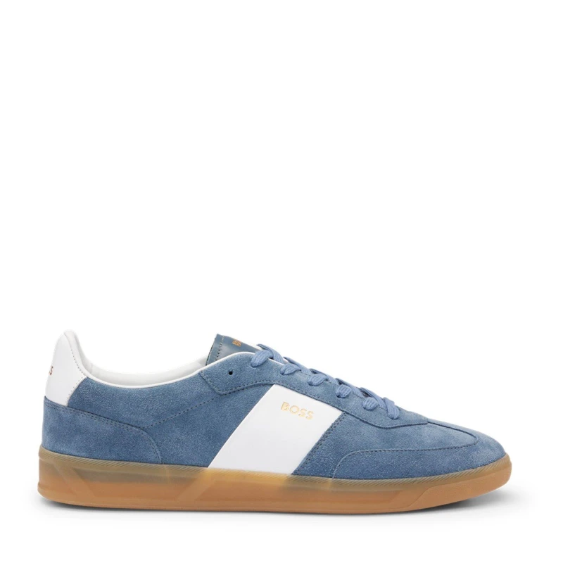 Image of Boss Mens Brandon Tennis Trainer, Tennis Style Medium Blue 429 male 6 (40)