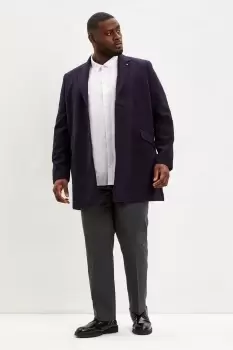 Image of Mens Plus Tailored Fit Charcoal Smart Trousers
