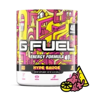 image of G Fuel Hype Sauce Tub (40 Servings) Elite Energy and Endurance Formula