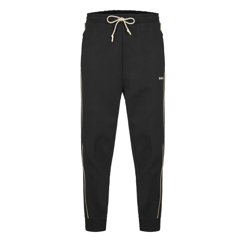 Image of Boss Mens HBG Hadiko 1 Closed Hem Fleece Joggers Black male S