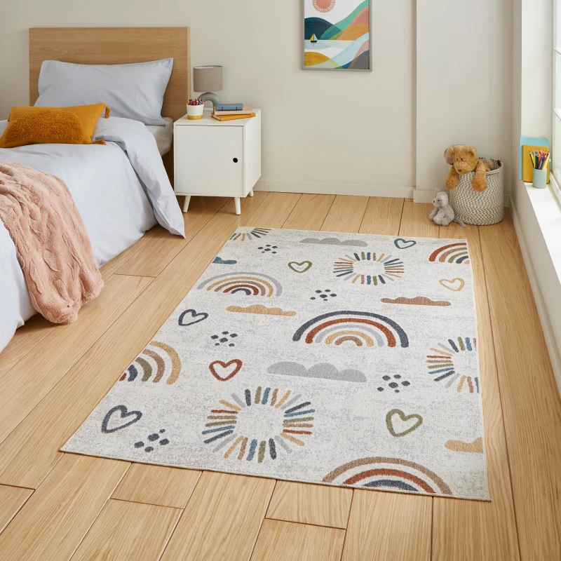 Image of Vida Rainbow Sun Washable Rug