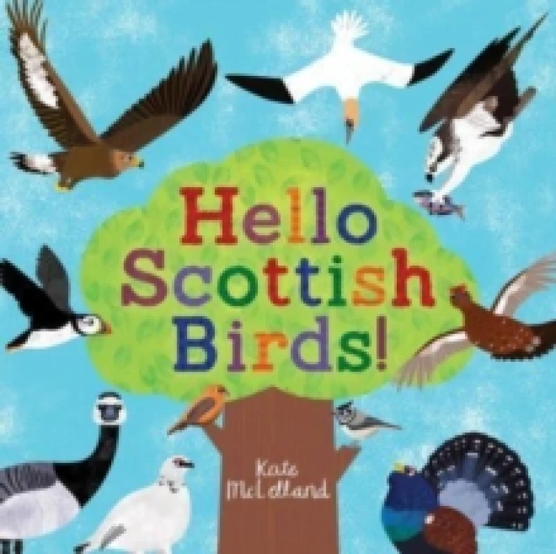 Image of Kate McLelland Hello Scottish Birds Book Multi unisex