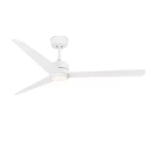 image of Nuu LED White Ceiling Fan with DC Motor Smart - Remote Included, 3000K