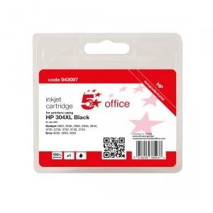 Image of 5 Star Office Supplies Inkjet Cartridge Page Life Black 300pp HP