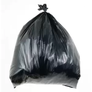 Slingsby 90L Coloured Bin Bags , Black Light Duty