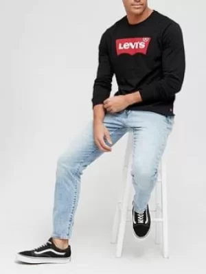 Image of Levis Levis Housemark Logo Long Sleeve T-Shirt, Black Size XL Men