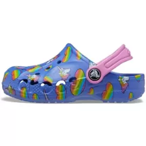 Image of Crocs Baya Graphic Clogs - Purple