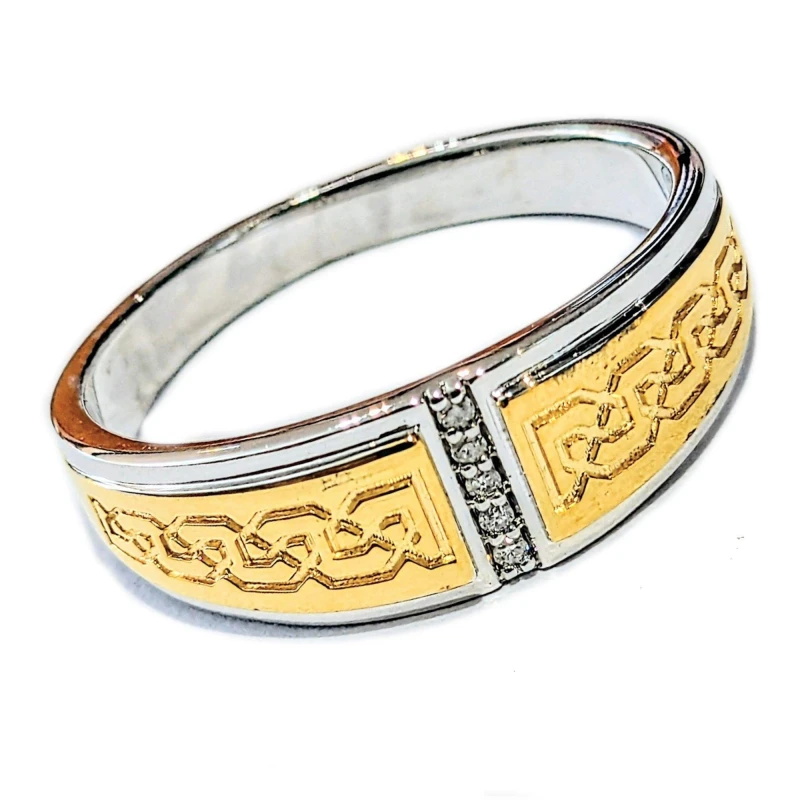 Image of Espree 9ct Diamond Set Ring Gold unisex Z