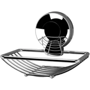 Image of Showerdrape - Suctionloc Soap Basket Chrome - Chrome