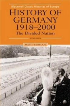 Image of History of Germany 1918-2000 by Mary Fulbrook Book