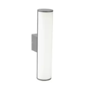 Image of Monaco Outdoor LED Wall Fixture Grey IP54 5W 3000K 411lm