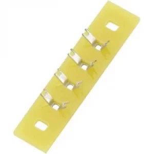 TRU COMPONENTS PCB terminal strip single-row Total number of pins 4 Epoxide (L x W x H) 36 x 9 x 1.5mm