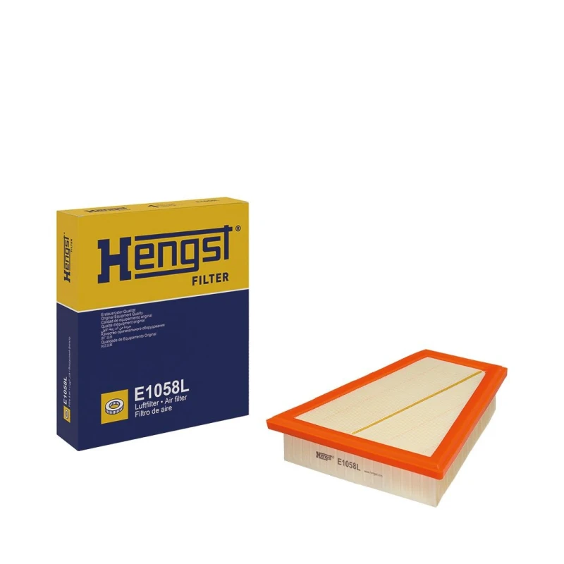 Image of HENGST FILTER E1058L Air filter Filter Insert Air Filter (8)