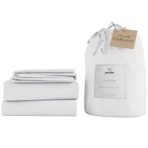 image of Panda Bamboo & French Linen Complete Bedding Set Coconut White - Double